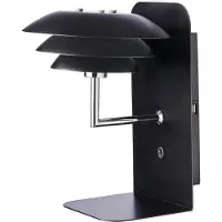 Dyberg Larsen Wandlampe , DL20 USB Shelf, dimbare, Zwart, Slaapkamer, Metaal, Scandinavisch