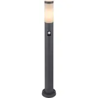 Globo Lighting Tuinpadverlichting Boston, hoogte 80 cm, met sensor Boston, zwart, Roestvrij staal, Modern