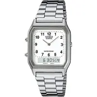 Casio Analoog horloge 'Assorti' grijs / wit