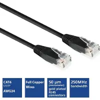 Ewent IM8910 OEM CAT6 Networking Cable copper 10m Black
