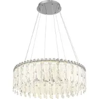 Globo Hanglamp Klunka chroom Ø 79,5cm
