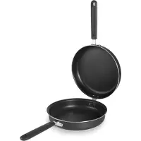 Ibili tortillapan/omeletpan 24cm - geschikt voor inductie - dubbele anti-aanbaklaag