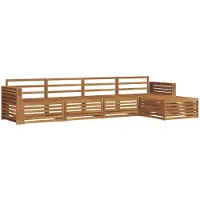 vidaXL Buiten bank set 5 st Naturel Massief Acacia Hout