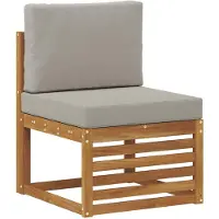 vidaXL Buiten Midden Sofa Massief Acacia Hout Naturel
