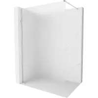 Mexen Kioto-X douchewand Walk-in 100 x 200 , matglas 10 mm, chroom - 800-100-101-01-30-X