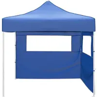 vidaXL Partytent Blauw 291 x 291 x 315 cm Oxford Stof