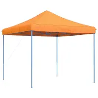 vidaXL Partytent 292 x 292 x 315 cm Oranje Oxford Stof