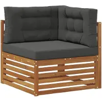 vidaXL Outdoor Hoekbank Massief Acacia Hout Naturel