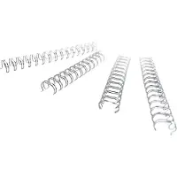 GBC RE810497 metalen draadrug 6 mm zilver (250 stuks)