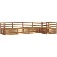 vidaXL Buiten bank set 5 st Naturel