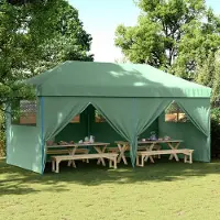 Prolenta Maison Exclusive - Partytent, 292 x 580 x 315 cm, groen, Oxford-stof