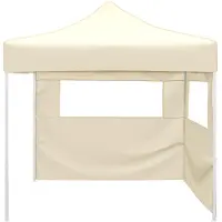 vidaXL Partytent Crème 291 x 291 x 315 cm Oxford Stof