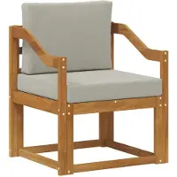 vidaXL Buitensofa Massief Acacia Hout en Polyester