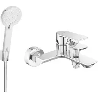 Mexen Alexa R40 badkraan met doucheset, chroom - 7123R40-00