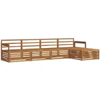 vidaXL Buiten bank set 5 st Naturel
