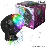 Partyfunlights - Discolamp - Party Speaker - met afstandsbediening - LED - Bluetooth - USB