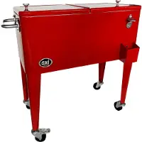 Axi Retro Cooler Rood