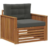 vidaXL Buitensofa Massief Acacia Hout en Polyester
