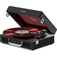 Mixx Revival 55 Stereo Vinyl Record Player Deck Black Platenspeler