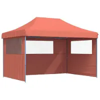 vidaXL Partytent 279 x 410 x 315 cm Terracotta Oxford Stof
