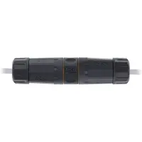InLine In-line patchkabelconnector Cat.6A, waterdicht (IP68), 2x RJ45-aansluiting, afgeschermd, zwart