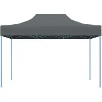 vidaXL Partytent 280 x 410 x 315 cm, antraciet, Oxford-stof