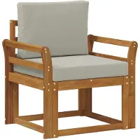 vidaXL Buitensofa Massief Acacia Hout en Polyester