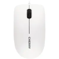 Cherry MC 1000 bedrade muis, infraroodsensor, USB, 3 knoppen, 1.200 dpi, wit/grijs