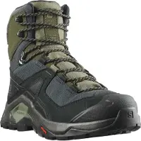 Salomon - Heren wandelschoenen - Quest Element Gtx Black/Deep Lichen voor Heren - Maat 10 UK - Zwart