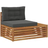 vidaXL Buitenhoekbank Naturel 115 x 83 x 73 cm Massief Acacia Hout