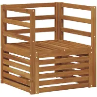 vidaXL Buiten bank set Naturel Massief Acacia Hout