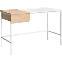 Beliani OCATE - Bureau - Wit - 120 x 60 cm - Vezelplaat