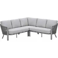 Garden Impressions Ryan loungeset hoek 3-delig - taupe