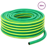 vidaXL Tuinslang 5-laags Groen en Geel 19 mm PVC