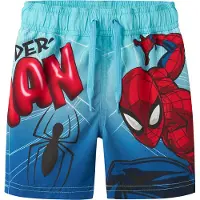 Name It Mini Zwemshorts 'Spider-Man' blauw / aqua / rood / zwart