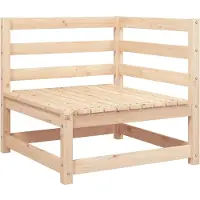 vidaXL Tuinhoekbank 70x70x67 cm massief grenenhout