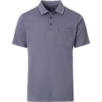Casamoda Polo Navy Melange | Blauw | Maat 5XL