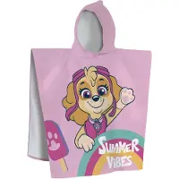 Paw Patrol Poncho / Badcape, Summer Vibes - 60 x 120 cm - Katoen