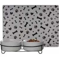 Ritzenhoff & Breker Hunde-Napfset mit Unterlage Taro ø 17 cm Set van 2