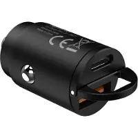 Celly Black Label Autolader USB-C + USB poort, 30W