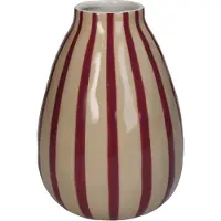 HD Collection Vaas Stripe - Aardewerk - Multicolor - 12 x 18 x 12 cm (BxHxD)