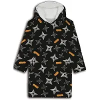 Naruto Hoodie Fleece Deken, Star- Volwassen - One Size - Polyester