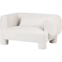 Beliani HOGBO - Tweezitsbank - Wit - Polyester