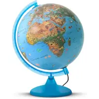 Arca Wereldbol Globe met ledverlichting - Nederlandstalig - 25 cm