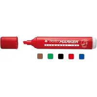 Tratto Marker permanente marker Beitelvormige punt Rood 12 stuk(s)