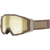 Alpina - Circus Q-Lite Mirror S1 (VLT 51%) + Clear S0 - MTB-bril bruin