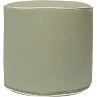 Ferm Living Billow zitpoef Tea green, Ø40x34 cm