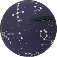 Ferm Living Poef Constellation Dark Blue