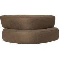 Ferm Living Plyo Ottoman Dark Brown