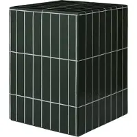 Ferm Living Pillar Bijzettafel 32x42 Cm Donkergroen - Dressoirs en buffetkasten Beton Dark Green - 1104272633